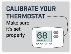 calibrate your thermostat illustration