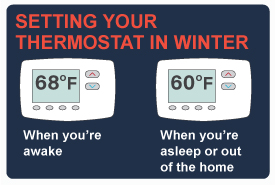 Setting your thermostat during the winter